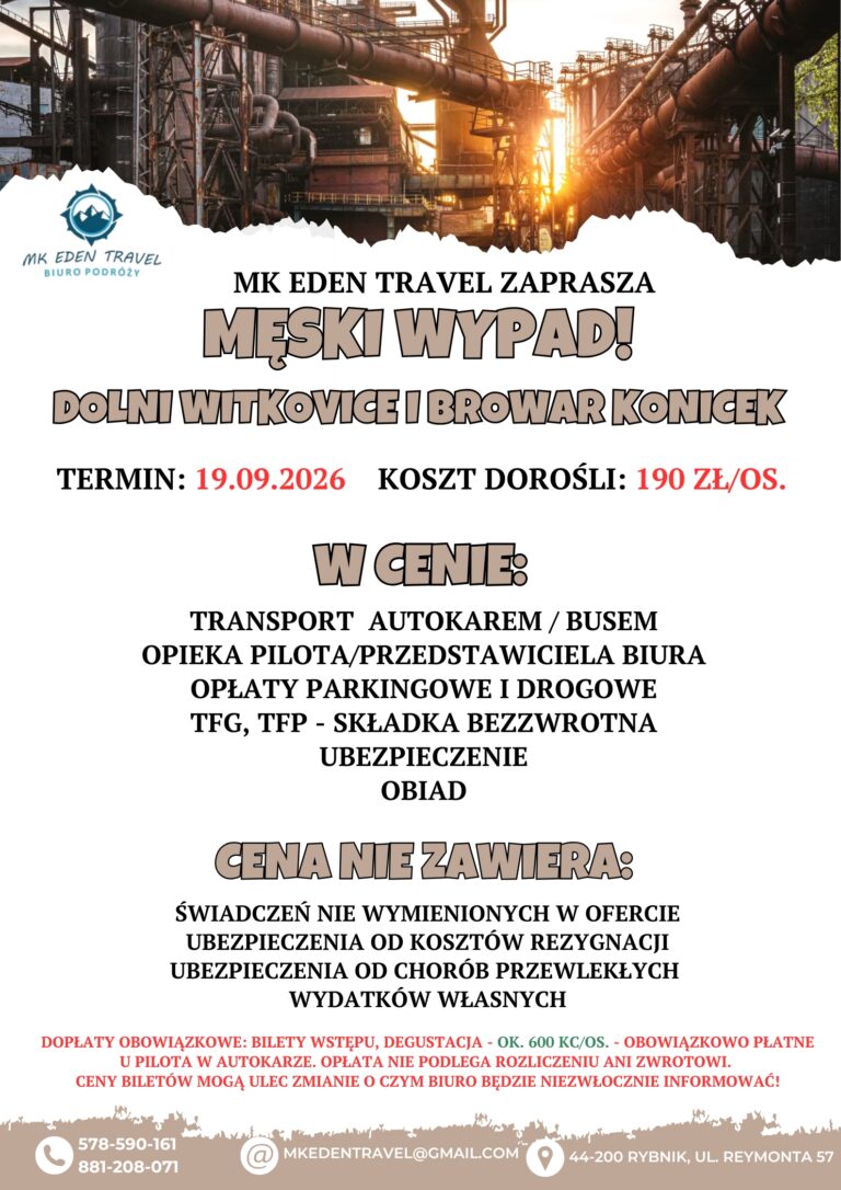 Męski Wypad – Dolni Witkovice, Browar Konicek