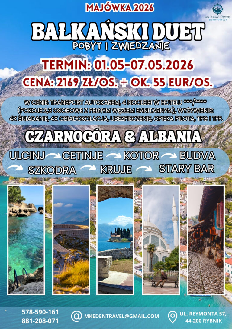 Bałkański Duet – Majówka 2026