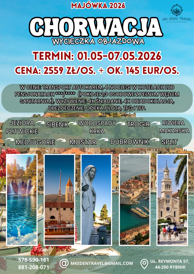 Chorwacja – Majówka 2026