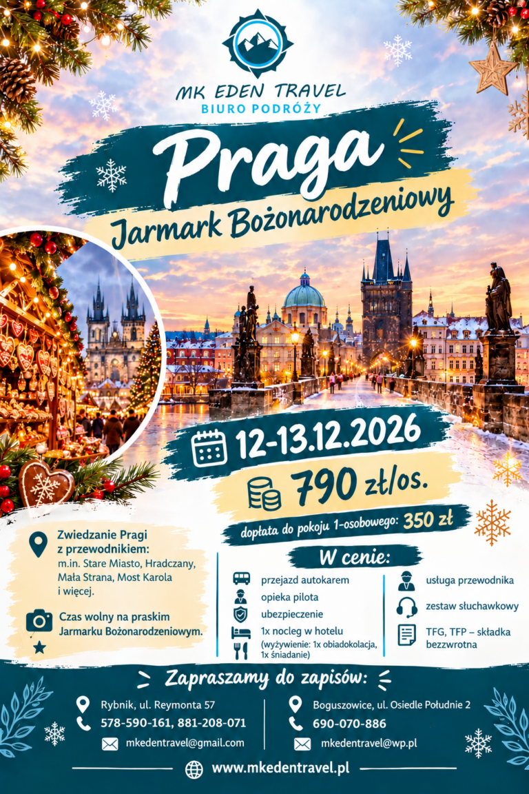Jarmark Bożonarodzeniowy – Praga